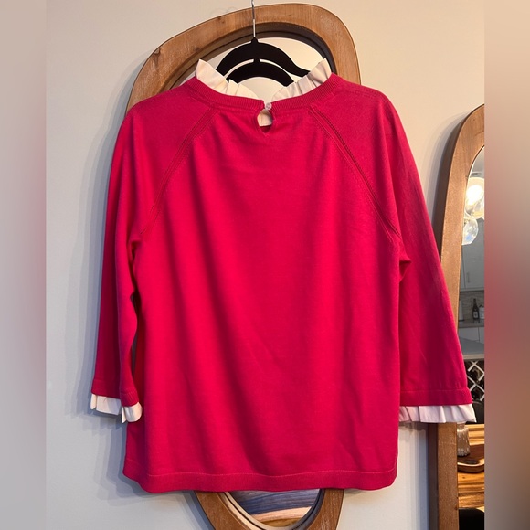 Talbots Sweater with Ruffle Trim - Picture 2 of 6